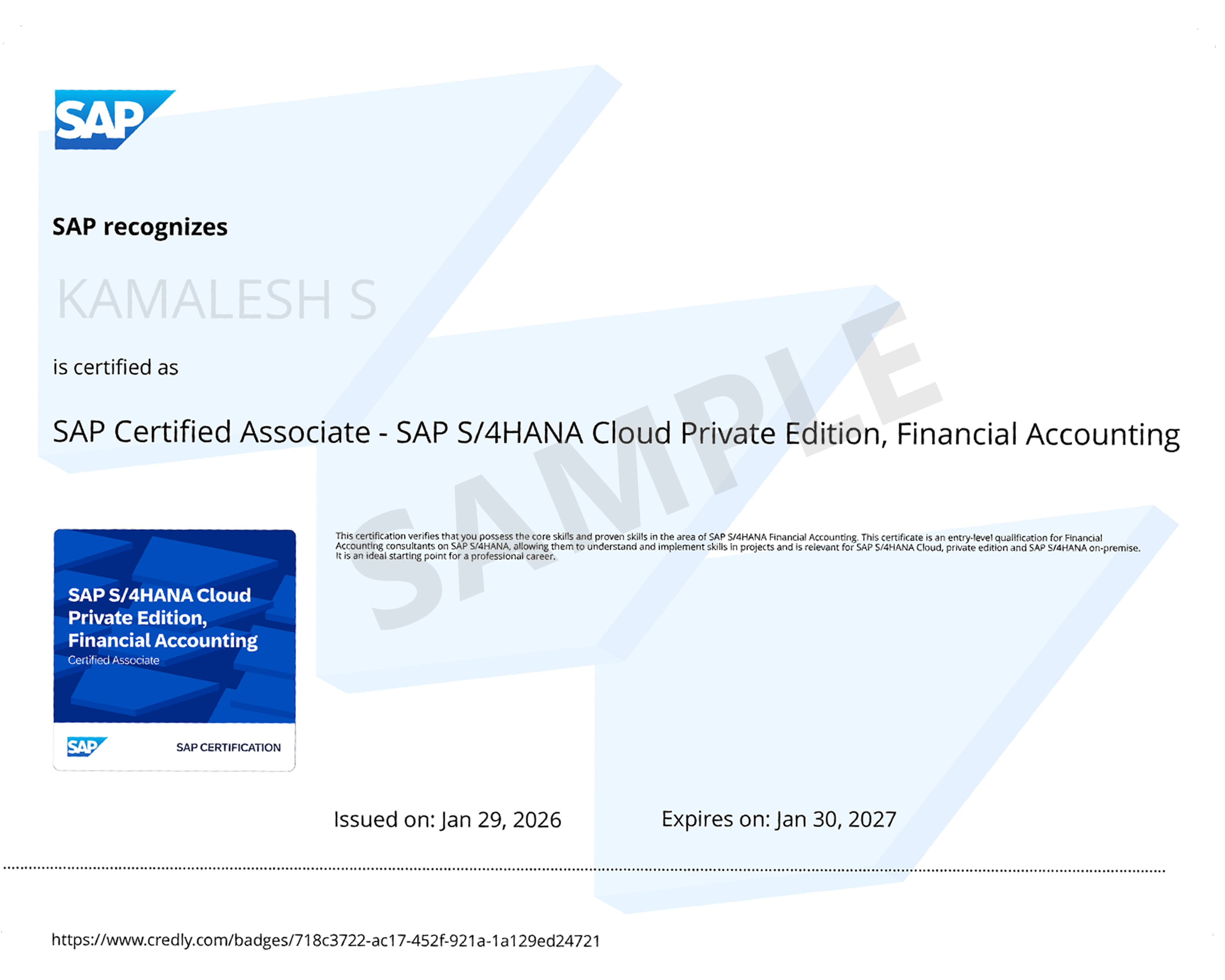 SAP Global Certification